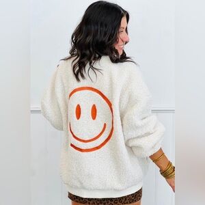 Keep Smiling Sherpa Jacket